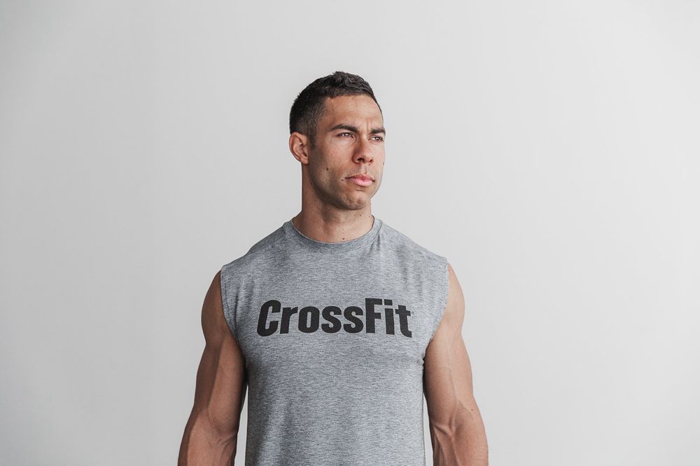 T-Shirts NOBULL Homme Grise - NOBULL Crossfit® ,France (3154-VTLYC)